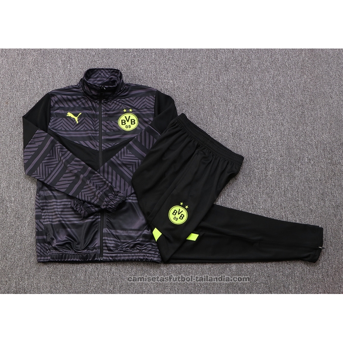 Chandal de Chaqueta del Borussia Dortmund 22/23 Gris